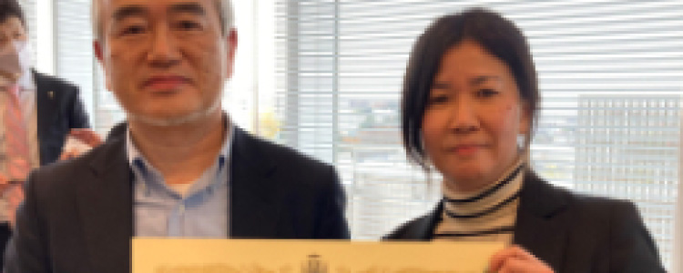 専修大学様より感謝状をいただきました