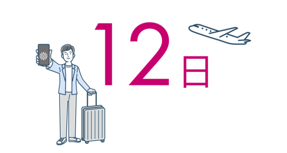 有給休暇の平均取得日数（2024年）
12日